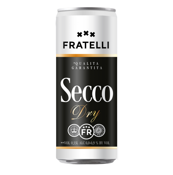 Fratelli Secco Dry Sparkling Wine Beverage 0.33 l