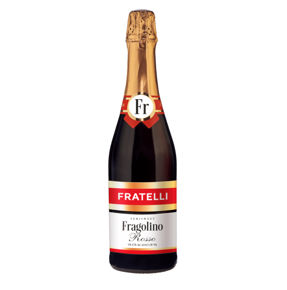 Wine Beverage Fratelli Fragolino Rosso Sparkling Semi-Sweet Red 0.75 l