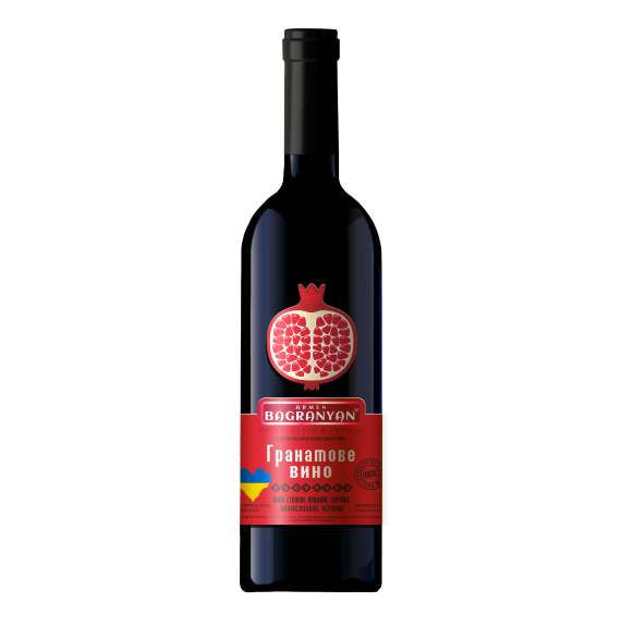 Semi-Sweet Red Wine Pomegranate Armen Bagranyan 0.75 l