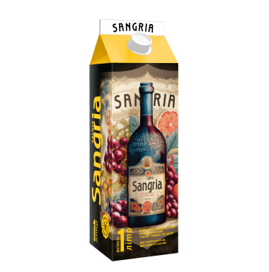 Low-alcohol semi-sweet white wine drink Sangria Pure-Pack 1.0 l